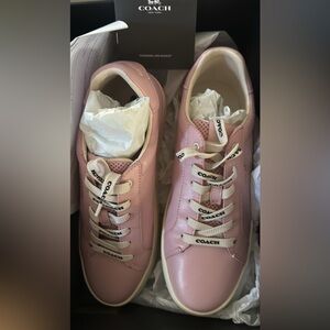 COACH PINK SNEAKERS EUC WORN ONCE SZ 9